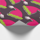 Weihnachtsmannmütze Geschenkpapier (Ecke)