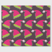 Weihnachtsmannmütze Geschenkpapier (Flach)