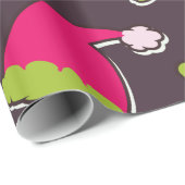 Weihnachtsmannmütze Geschenkpapier (Rolleneckpunkt)