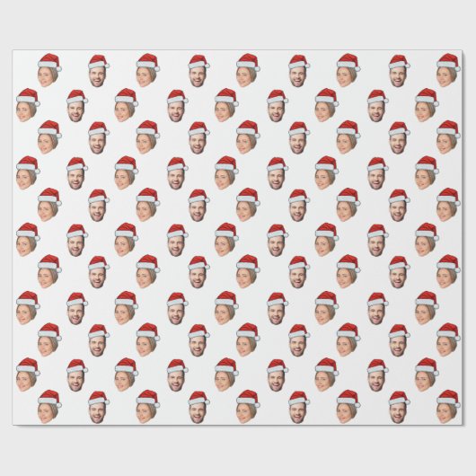 Weihnachtsmannmütze-Geschenkwrap, benutzerdefinier Geschenkpapier (Flach)
