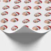 Weihnachtsmannmütze-Geschenkwrap, benutzerdefinier Geschenkpapier (Ecke)