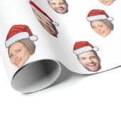 Weihnachtsmannmütze-Geschenkwrap, benutzerdefinier Geschenkpapier (Rolleneckpunkt)