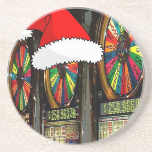 Weihnachtsmannmütze Getränkeuntersetzer