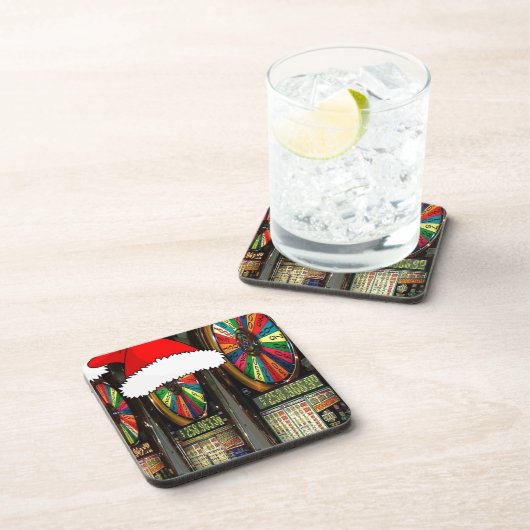 Weihnachtsmannmütze Getränkeuntersetzer (Rechte Seite)