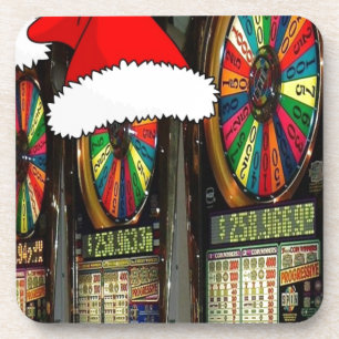 Weihnachtsmannmütze Getränkeuntersetzer