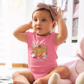 Weihnachtsmannmütze Gingerbrot Alphabet Baby Strampler