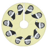 Weihnachtsmannmütze Golf Ball Weihnachten Polyester Weihnachtsbaumdecke (Vorderseite)