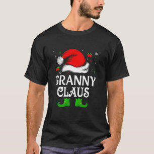 Weihnachtsmannmütze Granny Claus Elf Funny Ugly Ch T-Shirt