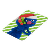 Weihnachtsmannmütze Grover Magnet (Linke Seite)