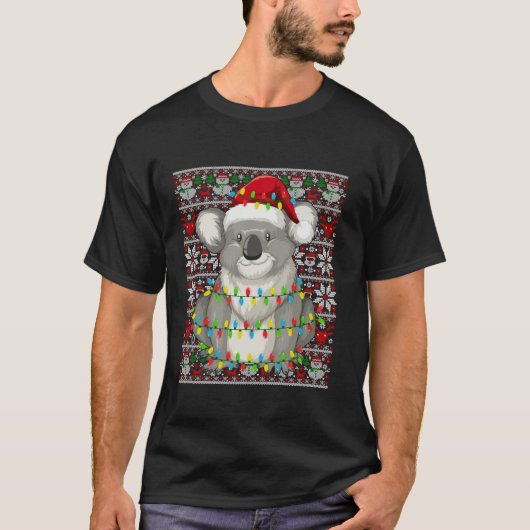 Weihnachtsmannmütze hässliche Weihnachtsmänner Fra T-Shirt (Vorderseite)