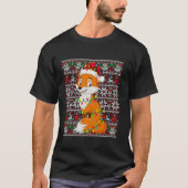 Weihnachtsmannmütze hässliche Weihnachtsmänner Fra T-Shirt (Vorderseite)