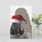 Weihnachtsmannmütze Horsey Briefpapier (Stehend Vorderseite)