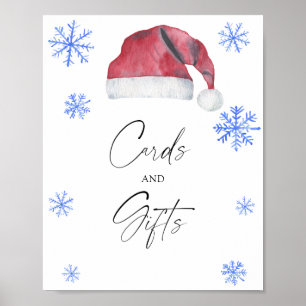 Weihnachtsmannmütze - KARTEN UND GIBT Poster