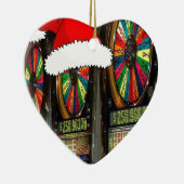 Weihnachtsmannmütze Keramikornament (Rechts)