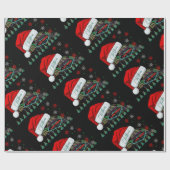 Weihnachtsmannmütze Las Vegas Weihnachtswrapping P Geschenkpapier (Flach)