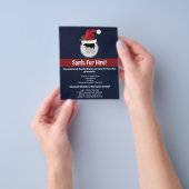 Weihnachtsmannmütze Maßgeschneiderte Fotovorlage - Flyer (Gruppe)