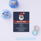 Weihnachtsmannmütze Maßgeschneiderte Fotovorlage - Flyer (Einzeln)