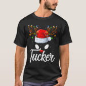 Weihnachtsmannmütze-Matching Tucker Reindeer Chris T-Shirt (Vorderseite)