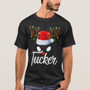 Weihnachtsmannmütze-Matching Tucker Reindeer Chris T-Shirt