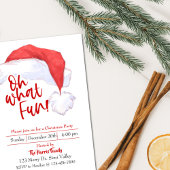 Weihnachtsmannmütze, Moderne Weihnachtsfeier, Weih Feiertagskarte