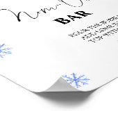 Weihnachtsmannmütze - Mon-osa-Bar Poster (Ecke)