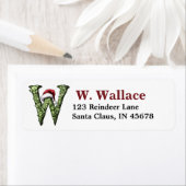 Weihnachtsmannmütze Monogramm (Insitu)