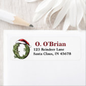 Weihnachtsmannmütze Monogramm (Insitu)