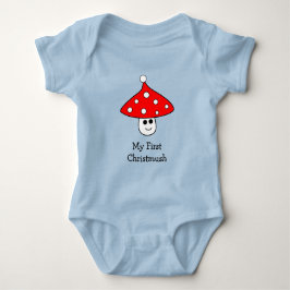 Weihnachtsmannmütze Mushroom Baby Bodysuit Baby Strampler