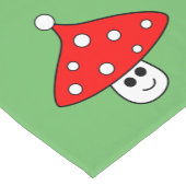 Weihnachtsmannmütze Mushroom Table Runner Kurzer Tischläufer (Ecke)