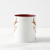 Weihnachtsmannmütze Niedlich Reindeer Boy Christma Tasse (Zentrum)