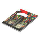 Weihnachtsmannmütze Notizblock (Rotiert)