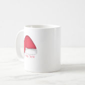 Weihnachtsmannmütze Personalisiert Holiday Tasse (Vorderseite Links)