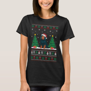 Weihnachtsmannmütze Portugiesischer Wasserhund Xma T-Shirt