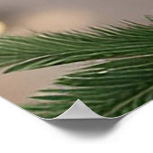 Weihnachtsmannmütze Poster (Ecke)