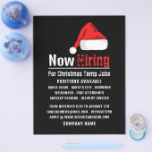 Weihnachtsmannmütze, saisonale Rekrutierung Werbun Flyer (Einzeln)