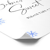 Weihnachtsmannmütze - Säuglinge sind süß Poster (Ecke)