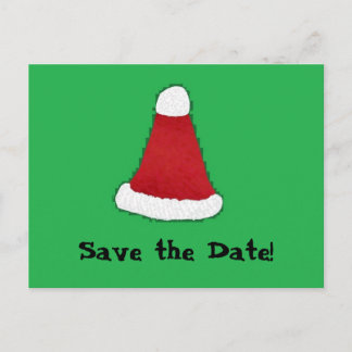 Weihnachtsmannmütze, Save the Date! Ankündigungspostkarte