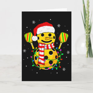 Weihnachtsmannmütze Schneemann Geschenke Für Xmas Karte