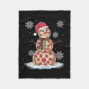Weihnachtsmannmütze Schneemann Weihnachten Lustige Fleecedecke