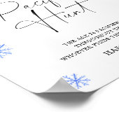 Weihnachtsmannmütze - Schnuller-Jagd Kinderduschen Poster (Ecke)