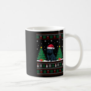 Weihnachtsmannmütze Scottie Dog Christmas Tree Lig Kaffeetasse