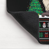 Weihnachtsmannmütze Siamese Katze Weihnachtsbaum L Mousepad (Ecke)