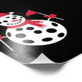 Weihnachtsmannmütze Snowman Family Xmas Matching P Fotodruck (Ecke)