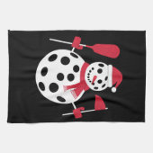 Weihnachtsmannmütze Snowman Family Xmas Matching P Geschirrtuch (Horizontal)