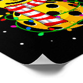 Weihnachtsmannmütze Snowman Geschenke für Weihnach Poster (Ecke)