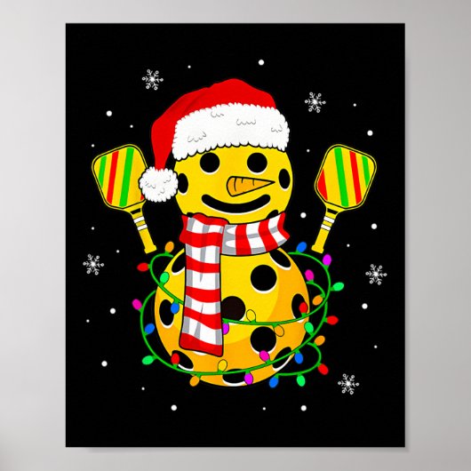 Weihnachtsmannmütze Snowman Geschenke für Weihnach Poster (Vorne)