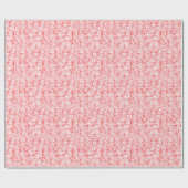 Weihnachtsmannmütze springt an Elegante Weihnachte Geschenkpapier (Flach)