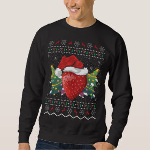 Weihnachtsmannmütze Strawberry Xmas Geschenk Ugly Sweatshirt