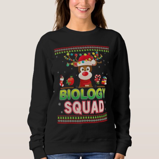 Weihnachtsmannmütze Sweatshirt (Vorderseite)