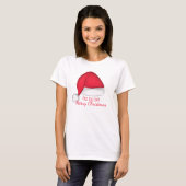 WEIHNACHTSMANNMÜTZE T SHIRT (Vorne ganz)